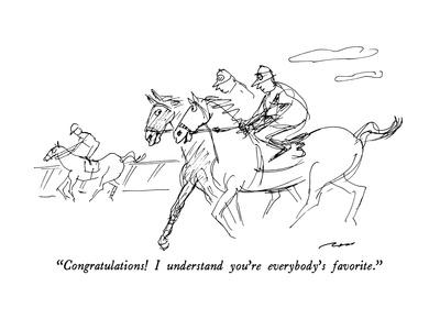 And, of course, when the King said 'A horse, a horse! my kingdom for a ho…  - New Yorker Cartoon' Premium Giclee Print - Al Ross