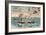 Congratulations on Maritime Security for All Eternity-Kyosai Kawanabe-Framed Giclee Print