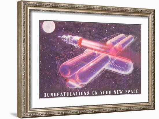 Congratulations on Your New Space-null-Framed Art Print