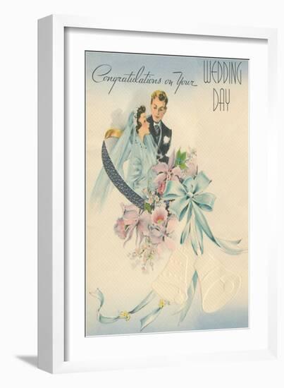 Congratulations on Your Wedding Day-null-Framed Art Print