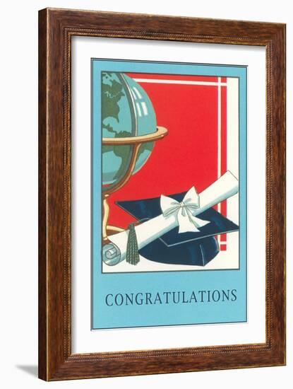 Congratulations to the Graduate-null-Framed Art Print