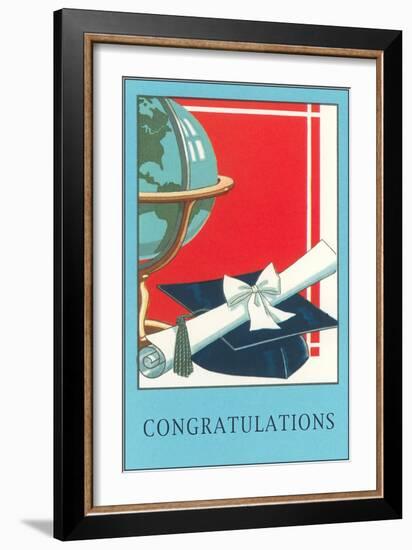 Congratulations to the Graduate-null-Framed Art Print