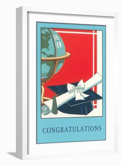 Congratulations to the Graduate-null-Framed Art Print