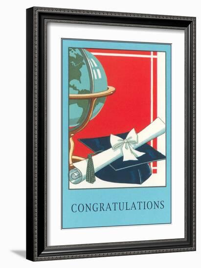 Congratulations to the Graduate-null-Framed Art Print