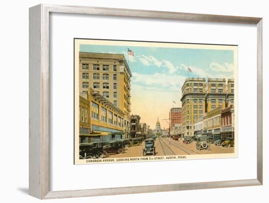 Congress Avenue, Austin, Texas-null-Framed Art Print