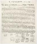 Declaration of Independence-Congress-Mounted Art Print