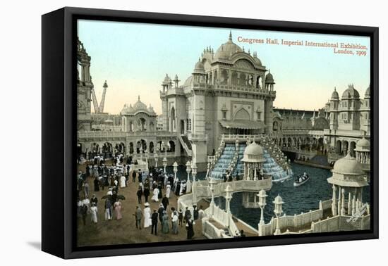 Congress Hall, Imperial International Exhibition, London, 1909-Valentine & Sons-Framed Premier Image Canvas