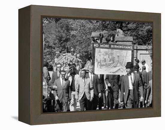 Congress of Racial Equality Marches in Memory of Birmingham Youth-Thomas J^ O'halloran-Framed Stretched Canvas