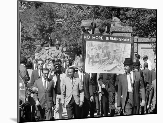 Congress of Racial Equality Marches in Memory of Birmingham Youth-Thomas J^ O'halloran-Mounted Photo