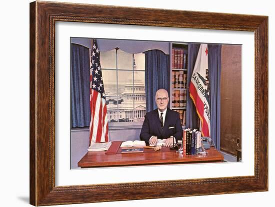 Congressman-null-Framed Art Print