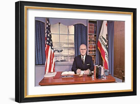 Congressman-null-Framed Art Print