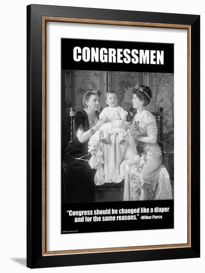 Congressmen-Wilbur Pierce-Framed Art Print