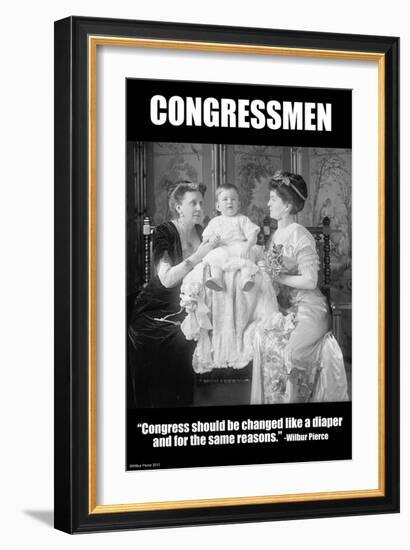 Congressmen-Wilbur Pierce-Framed Art Print