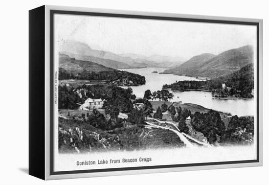 Coniston Lake, Lake District, Cumbria, 1902-null-Framed Premier Image Canvas