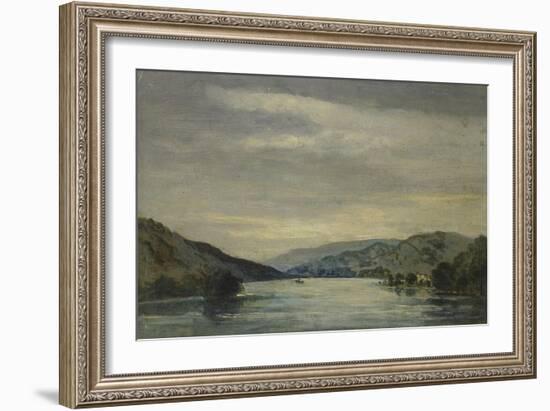 Coniston Water, 1838-David Charles Read-Framed Giclee Print