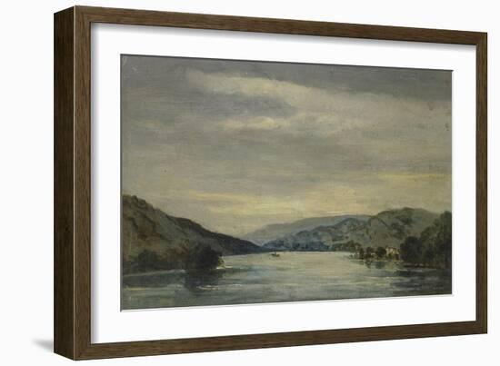 Coniston Water, 1838-David Charles Read-Framed Giclee Print