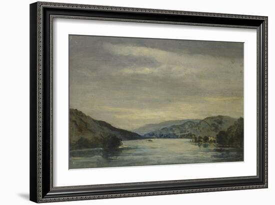 Coniston Water, 1838-David Charles Read-Framed Giclee Print