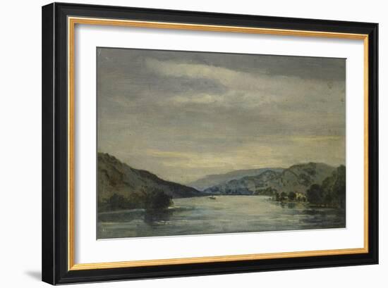 Coniston Water, 1838-David Charles Read-Framed Giclee Print