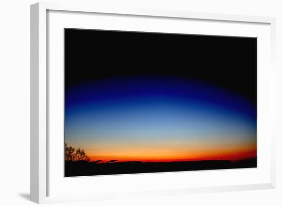 Conjunction of Mercury and Saturn at Dawn Near Regensburg, Germany-null-Framed Photographic Print