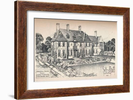 Conkwell Grange, Wilts. E. Guy Dawber, Architect, C1907-Edward Guy Dawber-Framed Giclee Print