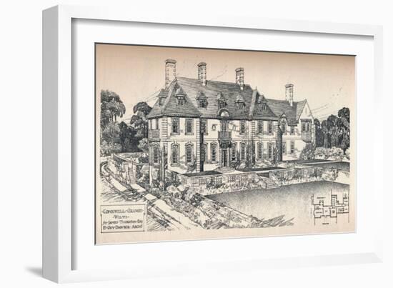 Conkwell Grange, Wilts. E. Guy Dawber, Architect, C1907-Edward Guy Dawber-Framed Giclee Print