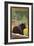 Connecticut - Black Bear in Forest-Lantern Press-Framed Art Print