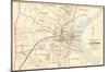 Connecticut: Hartford, Central, c.1893-null-Mounted Art Print