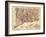 Connecticut - Panoramic Map-Lantern Press-Framed Art Print