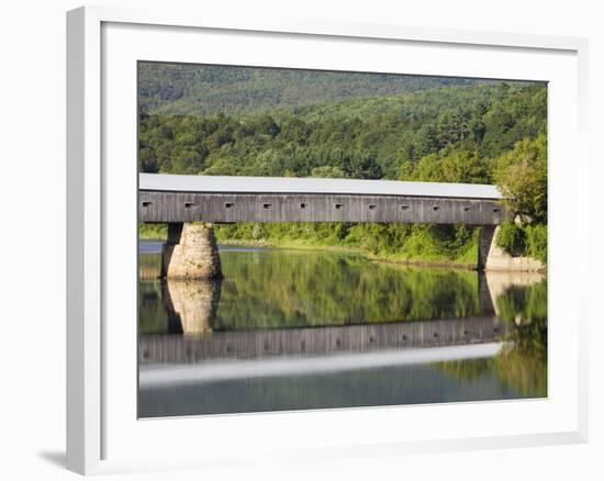 Connecticut River Between Windsor, Vermont and Cornish, New Hampshire, Usa-Jerry & Marcy Monkman-Framed Photographic Print