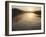 Connecticut River in Montague, Massachusetts at Sunrise on a Frosty Morning-John Nordell-Framed Photographic Print