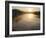 Connecticut River in Montague, Massachusetts at Sunrise on a Frosty Morning-John Nordell-Framed Photographic Print