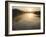 Connecticut River in Montague, Massachusetts at Sunrise on a Frosty Morning-John Nordell-Framed Photographic Print