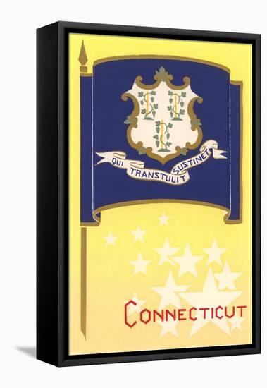 Connecticut State Flag-null-Framed Stretched Canvas
