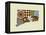 Connecticut State Map-Lanre Adefioye-Framed Premier Image Canvas