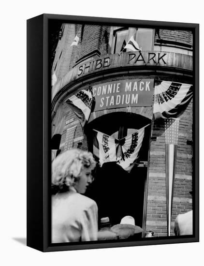 Connie Mack Stadium, Formerly Shibe Park, Philadelphia, Pennsylvania-null-Framed Stretched Canvas