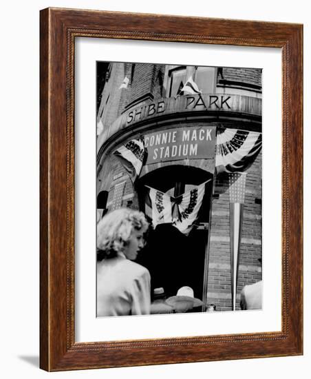 Connie Mack Stadium, Formerly Shibe Park, Philadelphia, Pennsylvania-null-Framed Photo