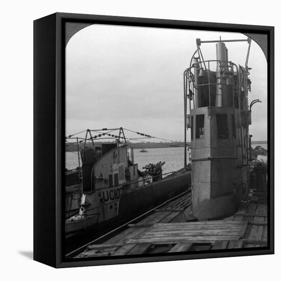 Conning Tower of a Mine-Laying German U-Boat, World War I, 1914-1918-null-Framed Premier Image Canvas