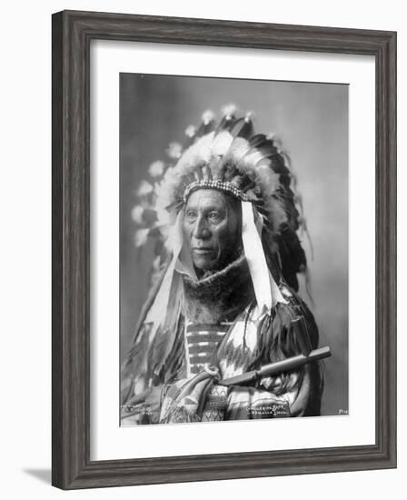 Conquering Bear, Oglala Sioux, 1899-Frank A. Rinehart-Framed Photographic Print