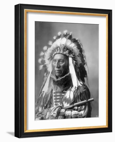 Conquering Bear, Oglala Sioux, 1899-Frank A. Rinehart-Framed Photographic Print