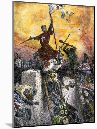 Conquest of Constantinople During the Fourth Crusade, 1204-null-Mounted Giclee Print