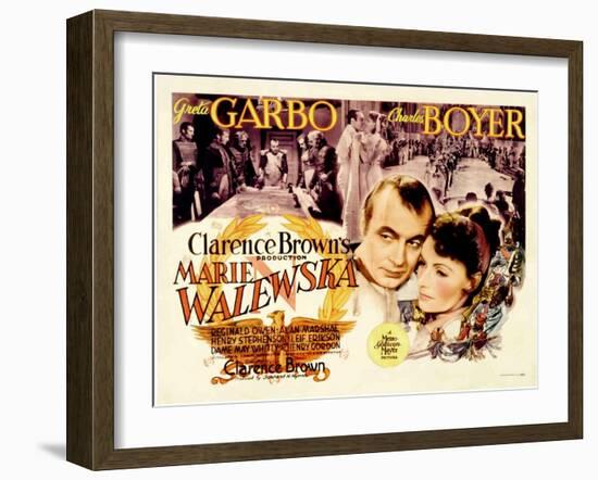 Conquest, UK Movie Poster, 1936-null-Framed Art Print