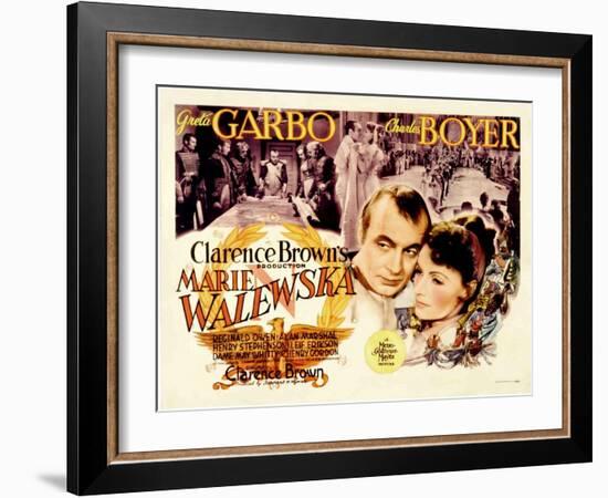 Conquest, UK Movie Poster, 1936-null-Framed Art Print