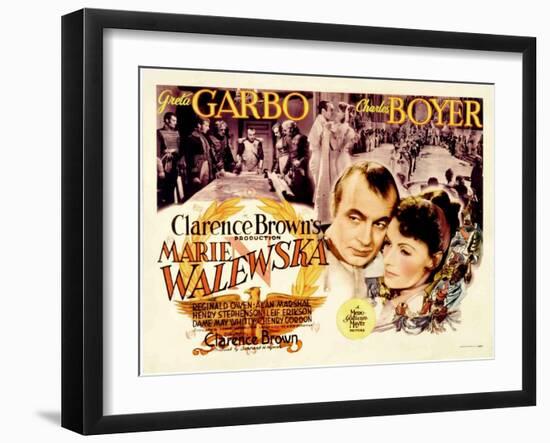 Conquest, UK Movie Poster, 1936-null-Framed Art Print