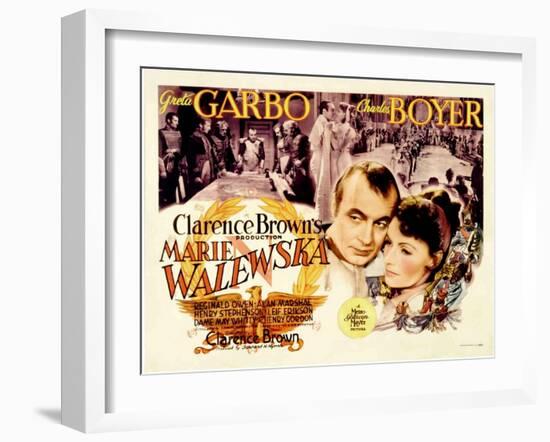 Conquest, UK Movie Poster, 1936-null-Framed Art Print