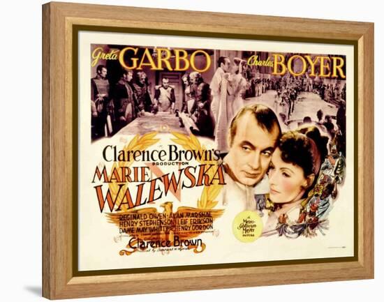 Conquest, UK Movie Poster, 1936-null-Framed Stretched Canvas