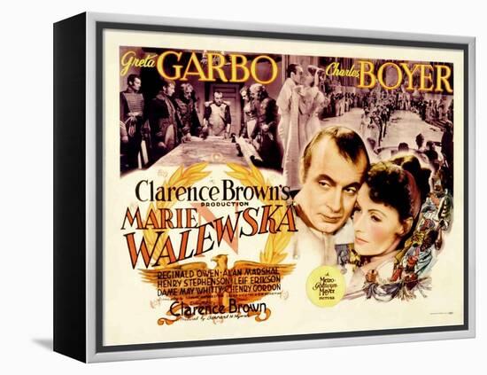 Conquest, UK Movie Poster, 1936-null-Framed Stretched Canvas