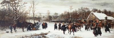 The Arrival of Prince Friedrich Karl and His Staff at the Battlefield of Vionville, 1876-Conrad Freyberg-Framed Giclee Print