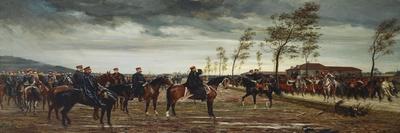 The Arrival of Prince Friedrich Karl and His Staff at the Battlefield of Vionville, 1876-Conrad Freyberg-Framed Giclee Print