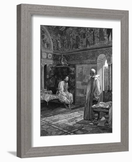 Conrad III Persuaded-Alphonse Mucha-Framed Art Print