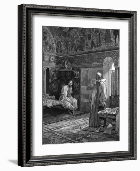 Conrad III Persuaded-Alphonse Mucha-Framed Art Print